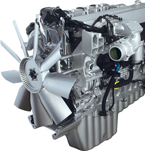 MBE 4000 volume 12.8 liters, power 350-450 hp